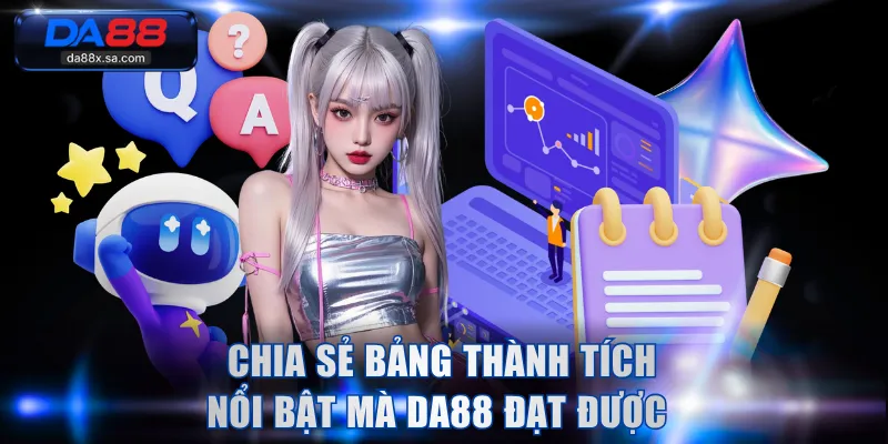 Chia sẻ bảng thành tích nổi bật mà DA88 đạt được 