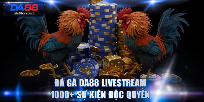 Đá gà DA88 livestream 1000+ sự kiện độc quyền 