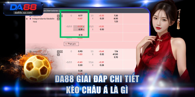 DA88 giải đáp chi tiết kèo châu Á là gì