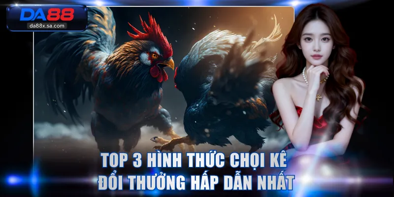 Top 3 hình thức chọi kê đổi thưởng hấp dẫn nhất